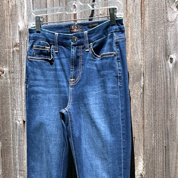 Jen7 by 7 for all mankind slim straight blue jeans size 2 - Picture 5 of 17
